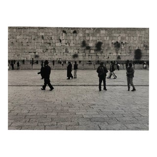 Mikael Levin, Jerusalem, Israel Western Wall Ed of 5 Vintage Silver Gelatin Photograph Print For Sale