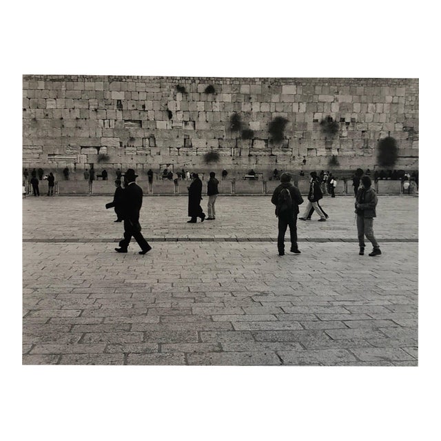 Mikael Levin, Jerusalem, Israel Western Wall Ed of 5 Vintage Silver Gelatin Photograph Print For Sale
