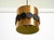 Original 1960s Space Age Pendant Lamp by Doria, Made of Copper-Anodized Aluminum and Black and White Lacquered Metal from Doria Leuchten For Sale - Image 15 of 18