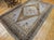Brown Vintage Turkish Oushak Rug, Hand-Knotted, Geometric Design, Pale Blue, 7' x 10' For Sale - Image 8 of 16