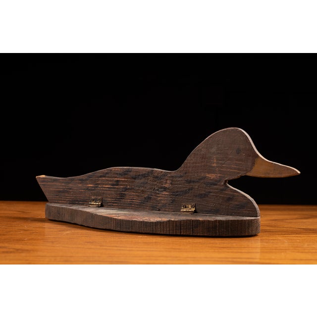 Vintage 1910s Painted Folding Duck Decoy For Sale In Chicago - Image 6 of 6