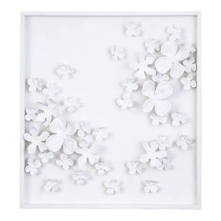 Regina Andrew Dogwood Resin Wall Art - Bouquet II For Sale