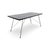 Mid-Century Black Folding Coffee Table For Sale - Image 4 of 10