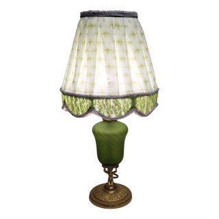 Vintage Table Lamp with Figurative Bronze Base by Lamplove, 1920s For Sale