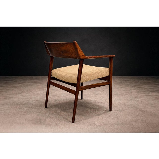 Set of Four Brazilian Rosewood Armchairs / Dining Chairs by Jorge Jabour, Cantù, 1960s - Lot 634–615A For Sale - Image 14 of 18