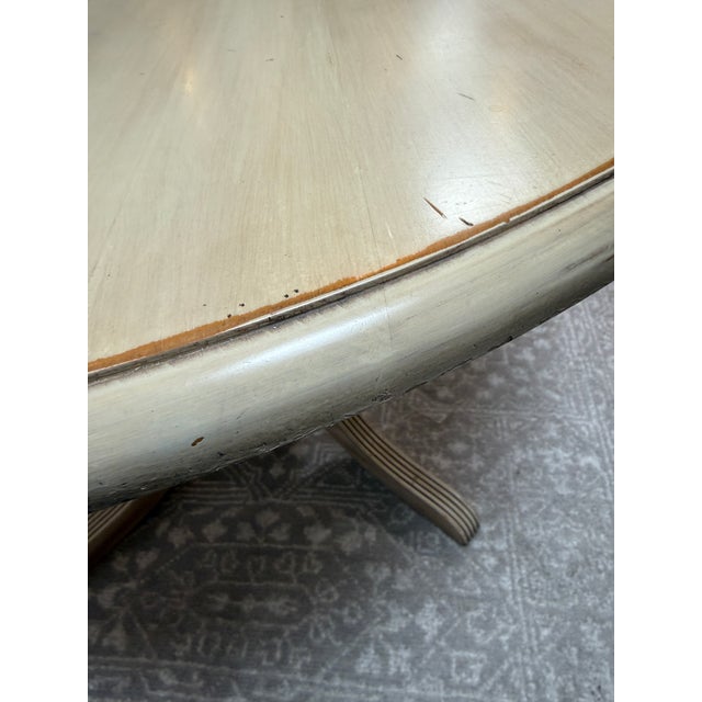 Early 21st Century Sunrise Home French Provincial Pedestal Breakfast Table For Sale - Image 5 of 12