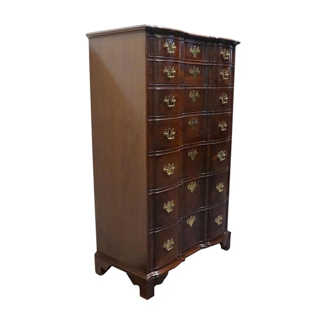 Hickory Furniture Hickory Furniture Co. American Masterpiece Collection 37" Solid Mahogany Chest of Drawers 750-31 For Sale - Image 4 of 13