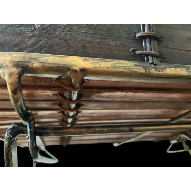 1990s Butler Tray Table Bamboo For Sale - Image 4 of 5