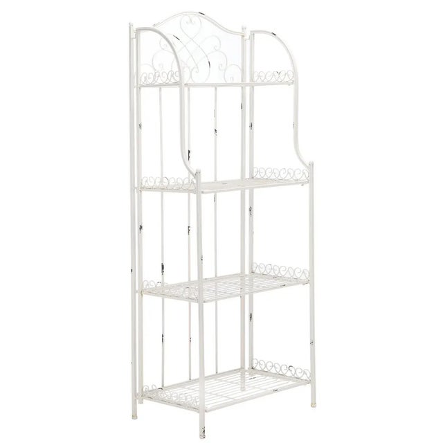Amaris 4 Tier Shelf - Antique White For Sale - Image 4 of 11