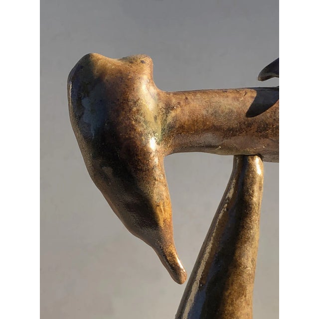 Brutalist Zoomorphic Ceramic Sculpture from La Borne, 1980s For Sale - Image 6 of 12