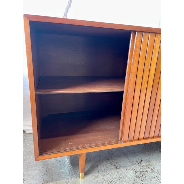 Brown 1960s Pair of Credenzas by Micheal Van Beuren For Sale - Image 8 of 12