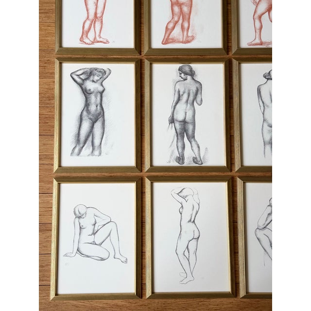 A beautifully presented suite of twelve original Aristide Maillol lithographs from the celebrated edition L’Art d’Aimer...