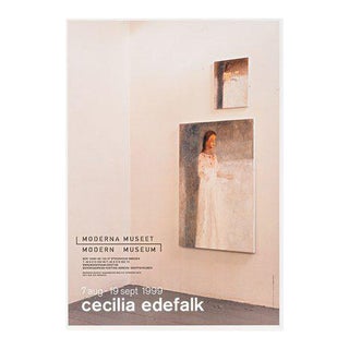 1999 Cecilia Edefalk Elevator - Moderna Museet Exhibition Poster For Sale