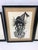 Vintage Mid Century modern Footprints by Fko Framed Wall Art Clown Cat Native - Set of 4 For Sale - Image 10 of 10