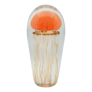Sunrise Glass Jellyfish Sculpture