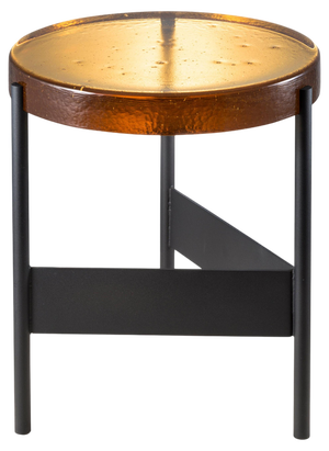 Alwa Two Amber Black Side Table by Pulpo