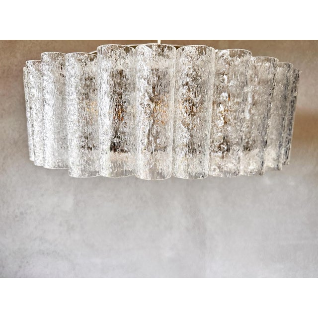 Gold Vintage Flush Mount from Doria Leuchten, 1970s For Sale - Image 8 of 12