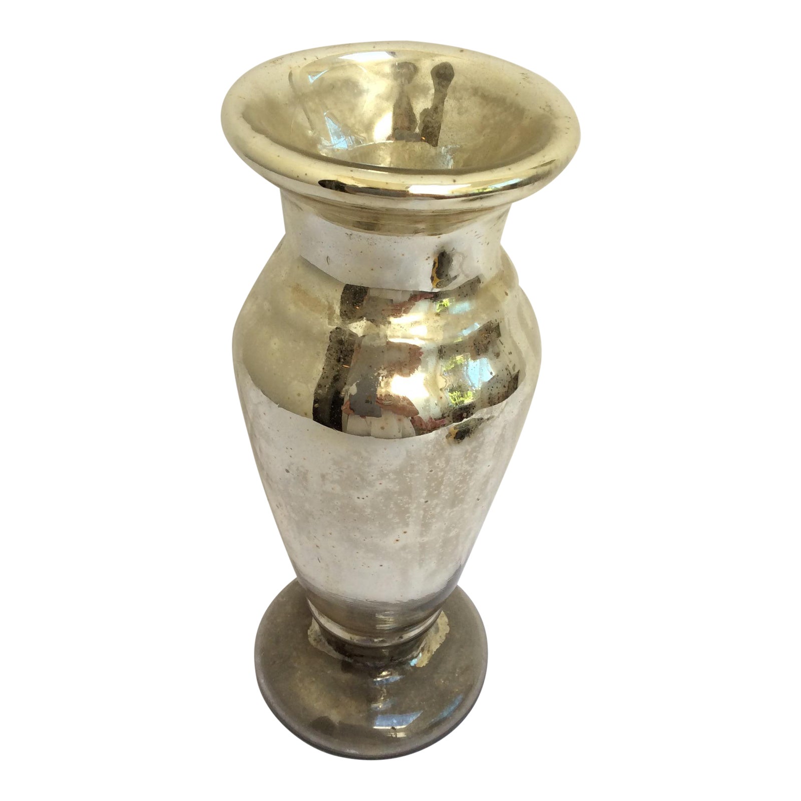 Authentic Antique Mercury Glass Vase Chairish