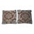 Pair of Velvet & Damask Accent Pillows –17x17 For Sale