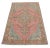 Mid-Century Modern Distressed Turkish Small Rug Hand Knotted Vintage Oushak Area Rug - 3′1″ × 4′9″ For Sale - Image 3 of 12