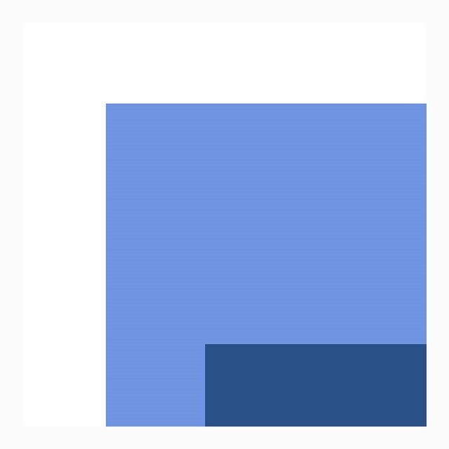 Not Yet Made - Made To Order "The Interaction of French Blue and Navy Blue" Fine Art Print 40" X 50" by Liz Roache For Sale - Image 5 of 6