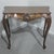 A very good Edwardian serpentine mahogany console hall table, with very crisp shell carving, in overall lovely original...