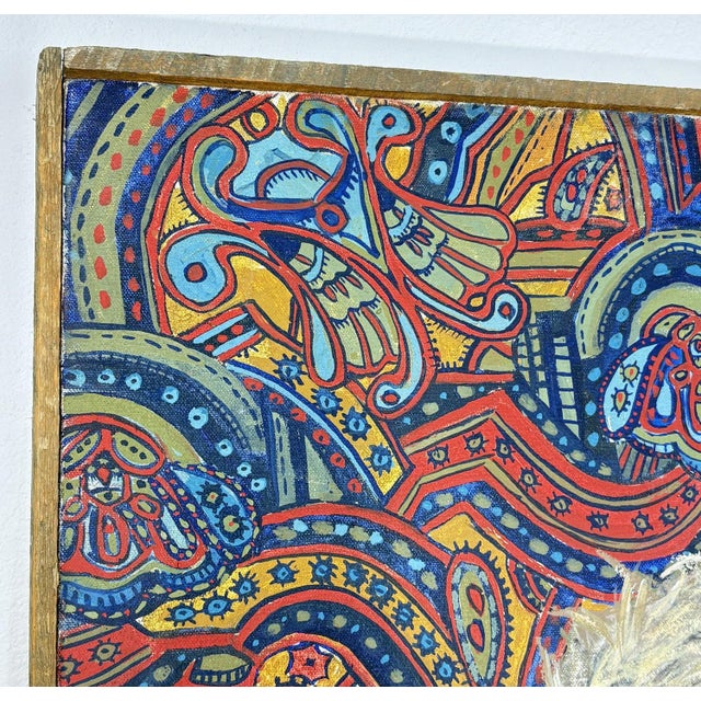 1980s Mid-Century Modern Portrait of the Artist's Son by Philip Behymer (1936–2013) For Sale - Image 5 of 14