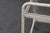Vintage Tamiami Two Tier Glass and White Enamel Metal Bar Cart by Brown Jordan For Sale - Image 13 of 16