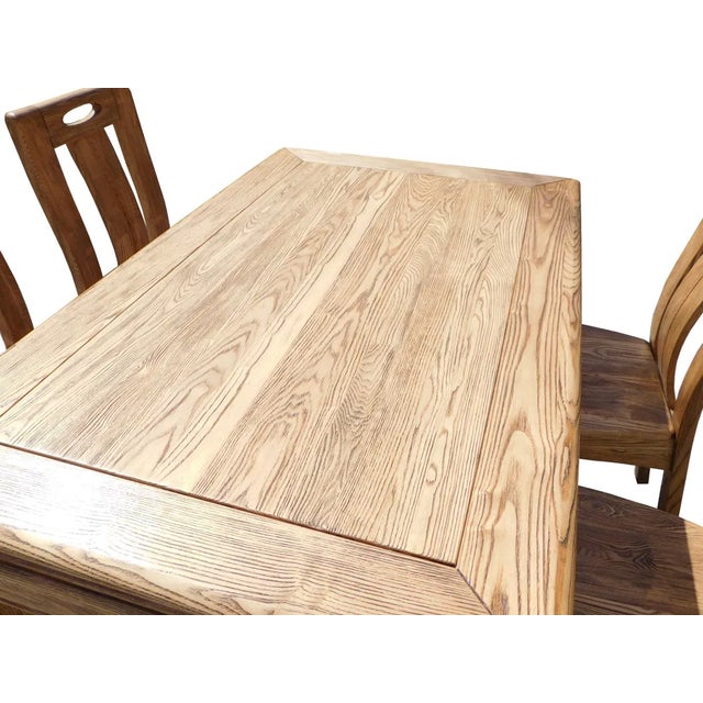 Light Wood Dining Set Chairish