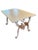 White Late 19th Century French Butcher Table With Marble Top, Double Bull's Head Base For Sale - Image 8 of 8