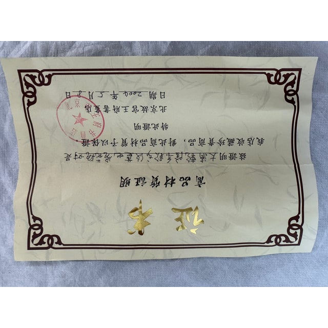 Antique Chinese Cloisonne Haitangzun Vases, Pair For Sale - Image 4 of 12