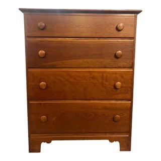 L. G. Stickley Solid Cherry Chest of Drawers Dresser For Sale
