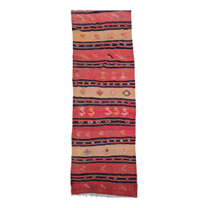 Mid 20th Century Turkish Kilim Runner Rug