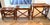 1950s Rattan & Mahogany Nesting Tables, Set of Three For Sale - Image 4 of 10