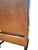 Dessin Fournir French Leather and Mahogany Wingback Chair For Sale In San Francisco - Image 6 of 10