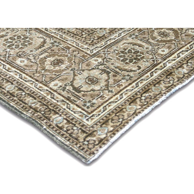 Transitional 1940s Persian Tabriz Rug For Sale - Image 3 of 6