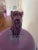 Temple Jars 1980s Purple Pottery a Pair 49” Tall For Sale In Los Angeles - Image 6 of 12