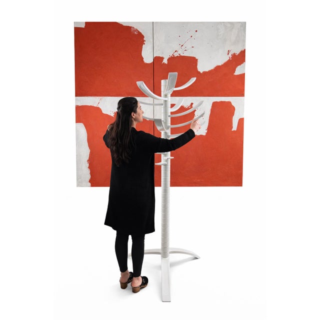 Wood Renna Coat Rack by Bruce Tippett for Gavina & Knoll International, Italy, 1960s For Sale - Image 7 of 13