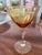 1930s Mid-Century Cambridge Glass Amber & Clear Stem Champagne Coupes - Set of 7 For Sale - Image 17 of 18