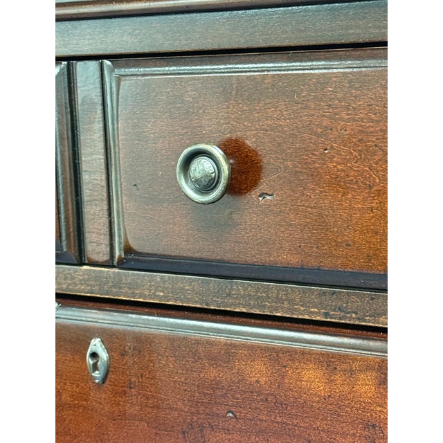 Broyhill “Fireside Cherry” Attic Heirloom Chest of Drawers For Sale - Image 9 of 12