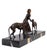 1920s Art Deco Sculpture of Woman with Greyhounds, France, 1930s For Sale - Image 5 of 18