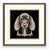 Atelier Aria Lumae the Sovereign Pet Collection Dachshund Silhouette Geometric Lithograph Fine Art Gallery Board Print Square Panel 16 X 16 For Sale - Image 14 of 18