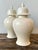 Vintage Glazed Ceramic Lidded Urns - A Pair For Sale - Image 10 of 12
