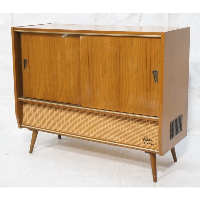 Modern Mia Stereo Cabinet Blaupunkt Radio Receiver Circa 1960