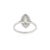 18k Gold Marquise Cut Paraiba Tourmaline Ring With Double Halo Diamonds Size 4 For Sale - Image 10 of 18