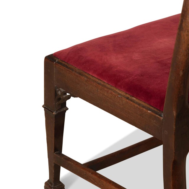 Set of Antique Mahogany Side Chairs, 1760 For Sale - Image 6 of 9