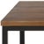 Modern Minimal Coffee Table in Brown Pine For Sale - Image 3 of 5