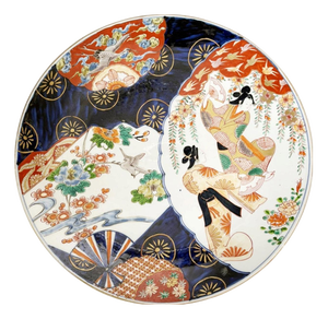 Large 19th Century Ilmari Japanese Dish, Japan