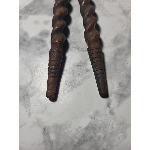 Victorian Antique Victorian Nut Cracker Cast Iron For Sale - Image 3 of 9