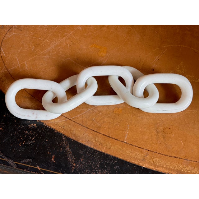 Vintage Italian Alabaster Chain For Sale - Image 6 of 6